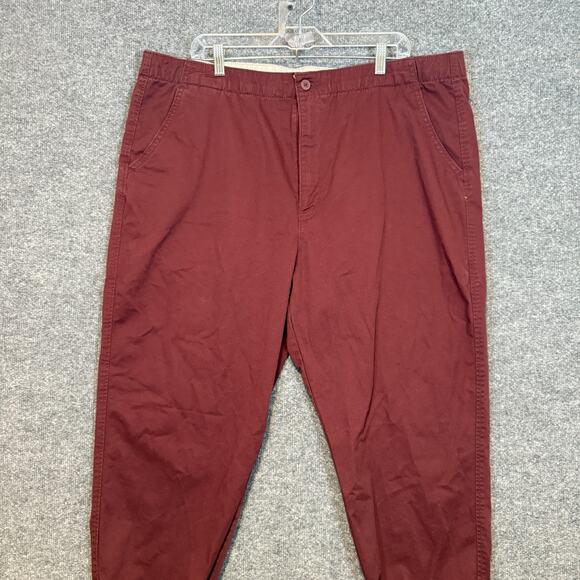 Levis Pants Men 2XL Red XX Chino Jogger Tapered Drawstring Pocket Comfort Casual - Picture 5 of 13